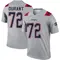 Yasir Durant Youth Legend Gray New England Patriots Inverted Jersey