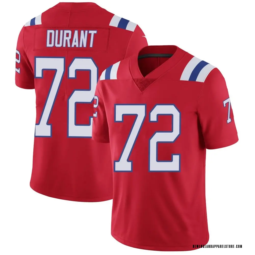Yasir Durant Youth Limited Red New England Patriots Vapor Untouchable Alternate Jersey