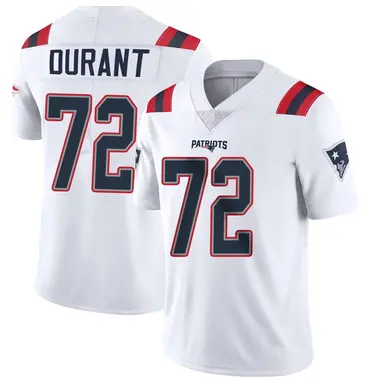 Yasir Durant Youth Limited White New England Patriots Vapor Untouchable Jersey